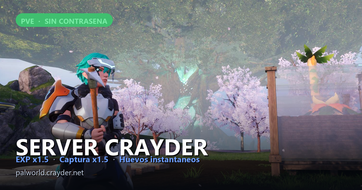 Server Crayder de Palworld